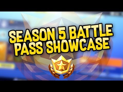 *BRAND NEW* FORTNITE SEASON 5 BATTLE PASS & MAP SHOWCASE!!!
