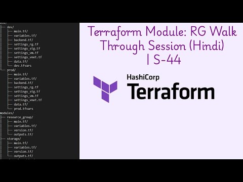 Walk through Session: RG Terraform Module (Hindi) | S-44
