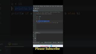 find max value without temp variable in #python #pythonvibes_ @pythonvibes_  #shorts #pythonic