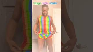 Happy pride month! Trying on outfits 😜
