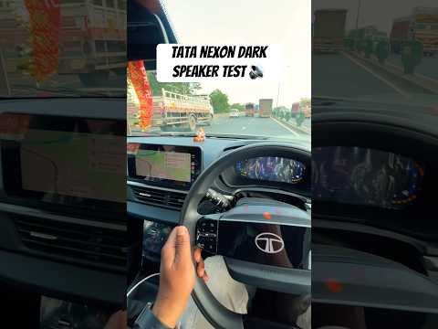 TATA Nexon creative + S Dark Speaker Test 🔊🔊 #nexon2024  #nexonfacelift #speakertest #automobiles