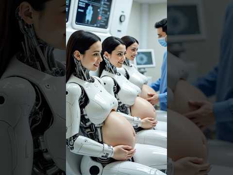 Robot giving Birth～The baby is so cute!