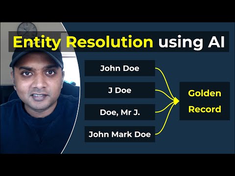 Entity Resolution using AI