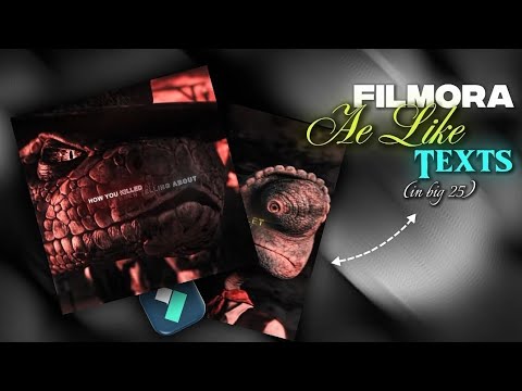 Making Cool texts animation on Filmora 14 has never ben soo easy ✨