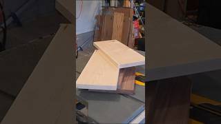 Back in the shop and milling up some walnut and maple for another project. #woodworking #diy