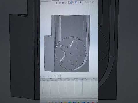Sliced section of rotary IV pump. #solidworks #simulation #cad #3dmodeling #computeraideddesign
