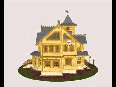 Lovely Log House from a Fairytale