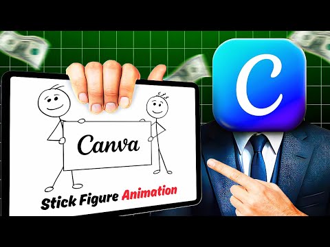 Canva Animation Tutorial: Make VIRAL Stick Figures in 5 Minutes