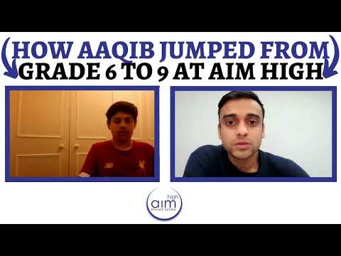How Aaqib jumped from Grade 6 to 9 in maths and Science