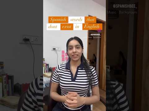 Words that don't exist in English #learnspanish #languagelearning #shorts #spanishlanguage #trending
