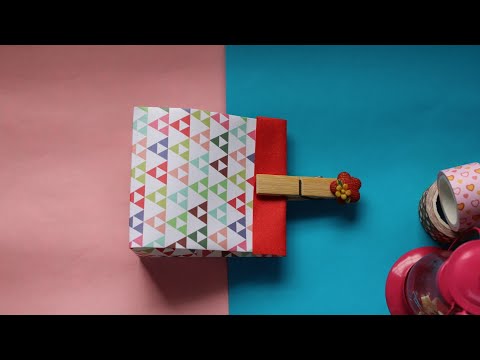 Easy diy paper bag 👜🥰✨ #cute #miniature #diywithpaper #birthdaygiftideas #gifts