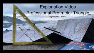 Tutorial: Professional Protractor Triangle EASA / ICAO (navigation tasks)