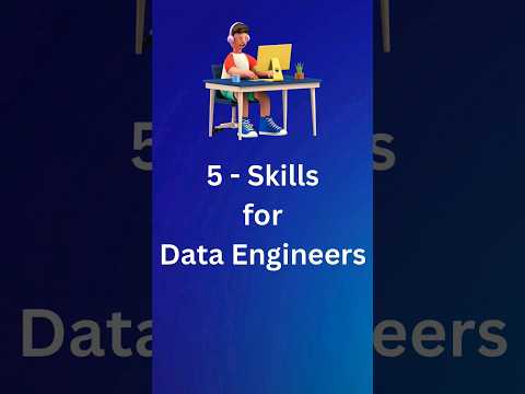 5 - Skills for Data Engineers #dataanalytics #shorts #analytics #datascience #data #python #india