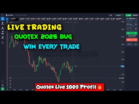 Live Quotex Trading – Earned $100 Profit in Minutes! – 2025 QUOTEX BUG