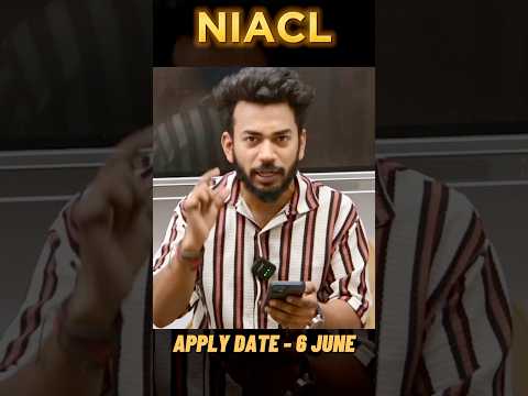 NIACL Recruitment 2025 Apprenticeship program #NIACLRecruitment2025 #NIACLJobs #govtjob2025
