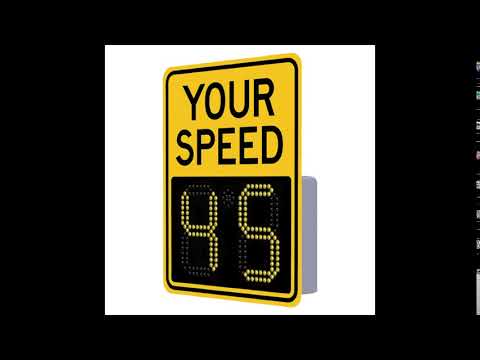 SafePace Evolution 11 Driver Feedback Radar Speed Sign