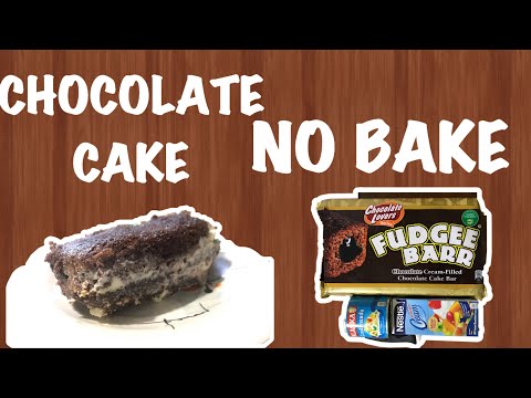 FUDGEEBARR CAKE | NO BAKE