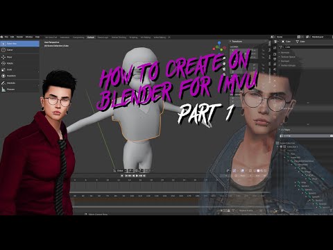 How to create in Blender for Imvu - part 1 (Simple T-shirt)