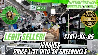 IPHONE PRICE UPDATE SA GREENHILLS! LEGIT SELLER NG MGA IPHONES! IPHONE 11,12,13,14,15,16 AVAIL