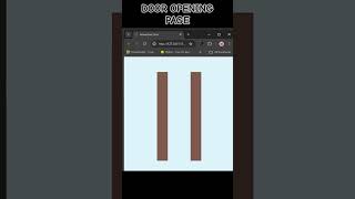 🔥🔥 DOOR Opening Webpage using Html, CSS & JS #coding #WebDesign #HTML #CSS #Animation