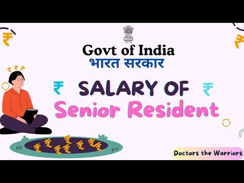 Salary Of Senior Resident in AIIMS and other Hospitals in Delhi #senior_resident_salary