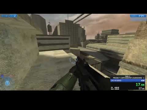 Halo 2 Project Cartographer Speed Run Legendario Las Afueras (4:47)