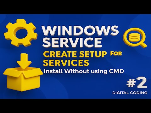 Windows Service Setup Tutorial Part 2: Install Service Without CMD | C# .NET Deployment Guide