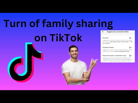 How to turn off family sharing on TikTok?