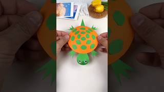 Title: Cute Turtle Craft for Kids #TurtleCraft- #DIYForKids- #HandmadeDIY- #ParentChildCraft