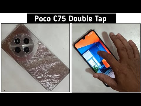Poco C75 Double Tap Setting | Unlock Point..