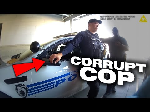 Corrupt Cop Steals Money