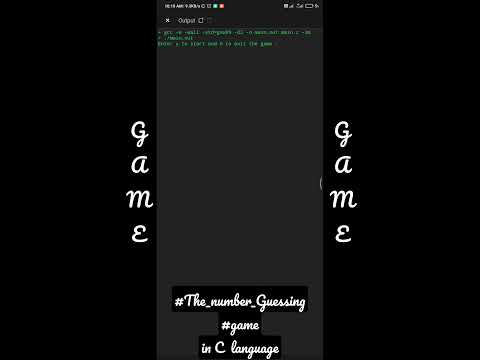 The Number guessing game | The Perfect Guess 🔥 #cprogramming#coding#gaming #youtubeshorts #shorts