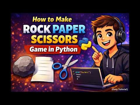 How to Make Rock Paper Scissors Game in Python (Easy Tutorial)