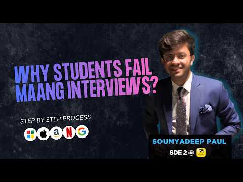 Why Most Students FAIL MAANG Interviews in DSA 🚨
