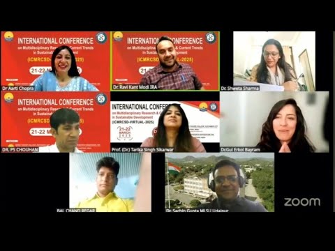 Shared my insights as Co-Chairperson in the International Conference (ICMRCSD-VIRTUAL-2025)
