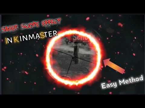 Saber Scope Effect in Kinemaster |Pubg Mobile |glowing scope effect in kinemaster |Beat Sync montage