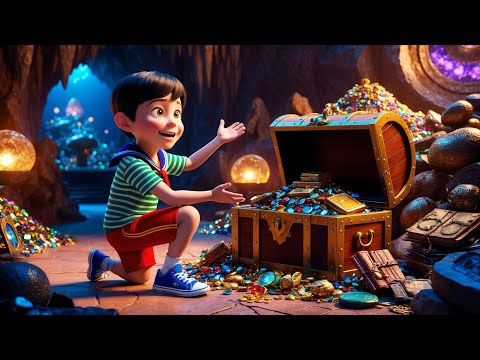 Lucas's Mysterious Island Adventure - 4K -Children's Stories - Fairy Tales