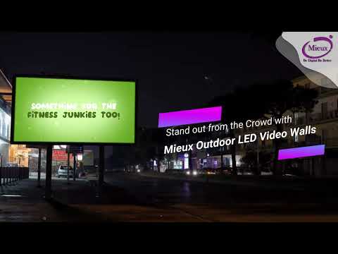 Don't blend in. Dazzle with Mieux Outdoor LEDs