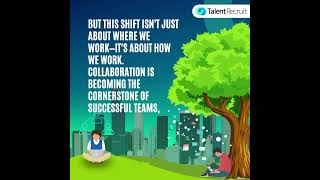 How hybrid and collaborative work models are shaping the future #applicanttrackingsystem #hrtech