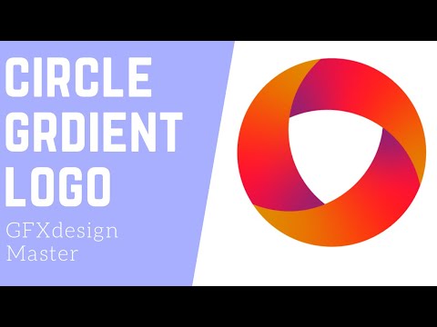 How To create circle gradient logo in illustrator.