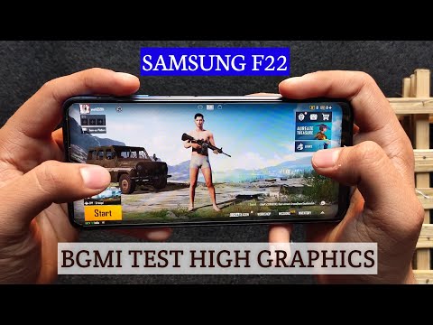 Samsung Galaxy F22 BGMI Test | Samsung Galaxy f22 battleground mobile India graphics test & FPS