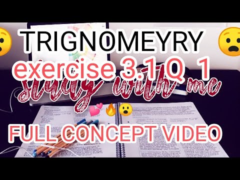 class 11 math book exercise 3.1 ke Q 1 ll trignomeyry genius math ll chapter 3