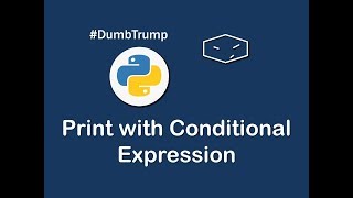 print with conditional expression in python 😀