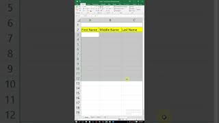 Simple Grid in Excel #shorts #excel #exceltips #exceltricks #excelseries #simple grid