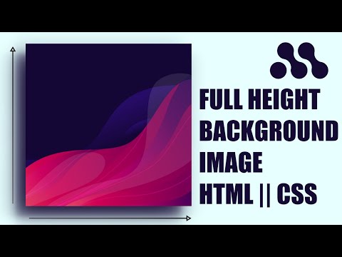Full Height Background Image HTML||CSS DoneByMukeshRajPulime