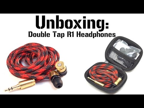 Double Tap R1 in-ear bullet headphones - Unboxing