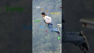 "Life is an adventure, jump into it" #bungyjump #trending #bungeejumping #shortsfeed