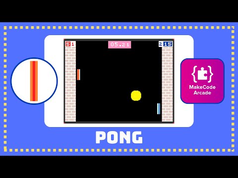 Pong - Tutorial MakeCode Arcade español