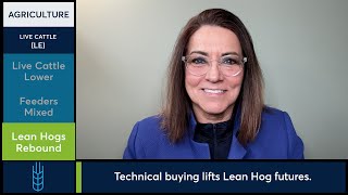 Live Cattle lower. Feeders mixed. Lean Hog futures rebound. 2/26/25