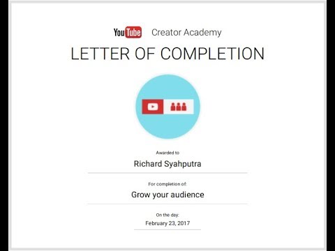 Grow Your Audience - Youtube creator academy course Exam Answers 2017